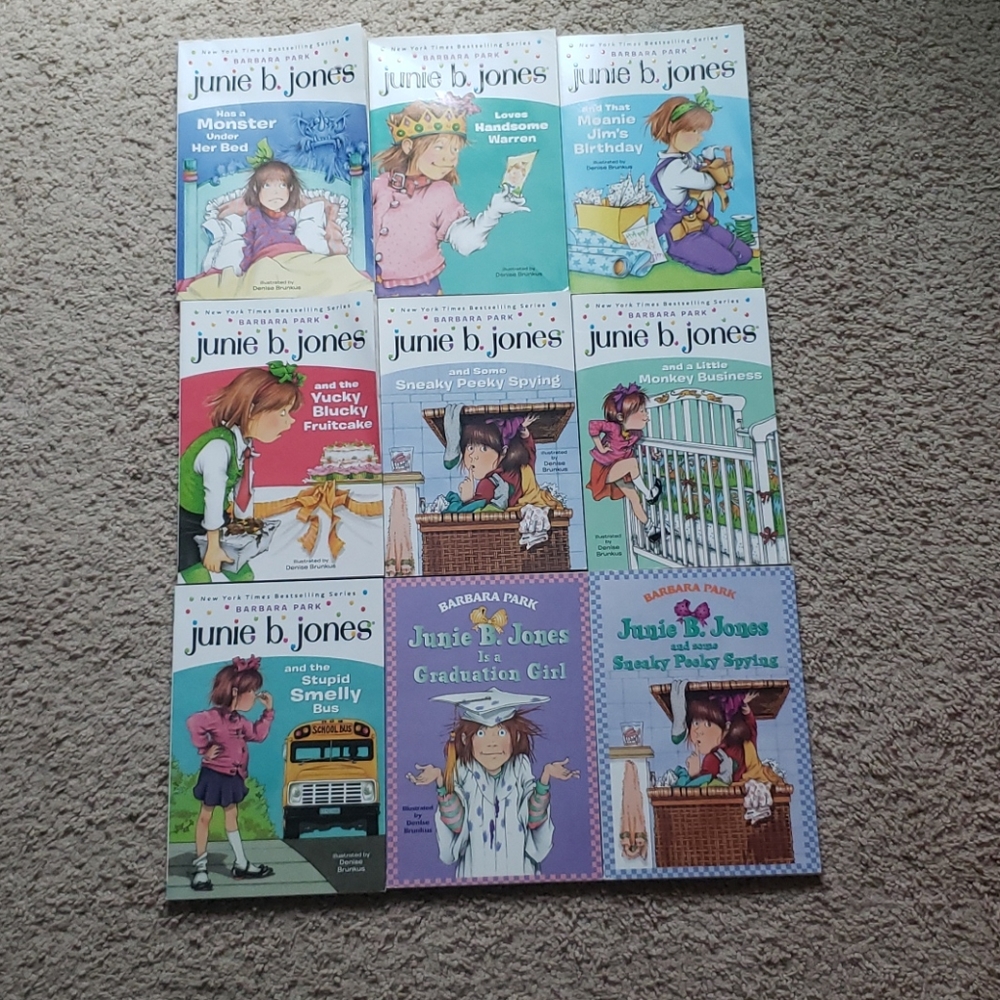 Junie B. Jones books-9 total